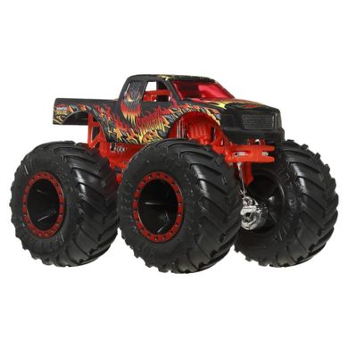 Hot Wheels, Monster Trucks, Scorcher + autko Hot Wheels, dwupak, 1:64, JCG31