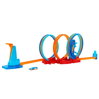 Hot Wheels, Ultra Hots, Szalone pętle, zestaw z autem