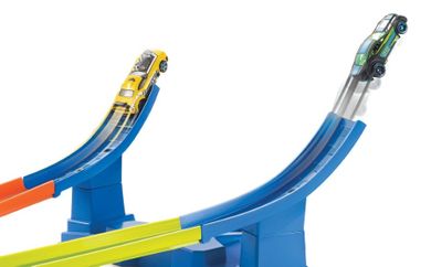 Hot Wheels, Waga zwycięstwa, zestaw torów, 3 samochody