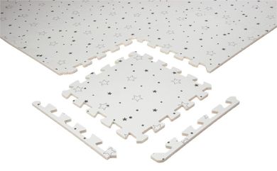 Humbi, mata piankowa, puzzle, gwiazdki, 30-30-1 cm, 36 szt.