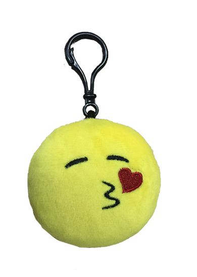 Imoji, Emotikon, brelok pluszowy, 7 cm