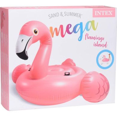 Intex, Flaming, materac wyspa XXL, 203-196-124 cm