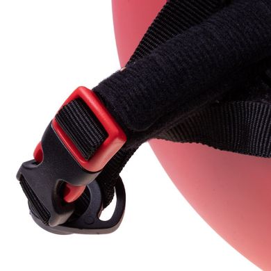 Kask i ochraniacze na rolki, deskorolkę, rower, czerwono-czarny, rozmiar M