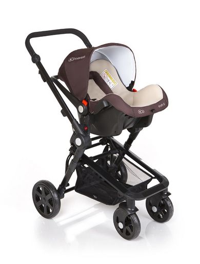 Kinderkraft, Kraft 6, wózek wielofunkcyjny z gondolą 3w1, beżowy