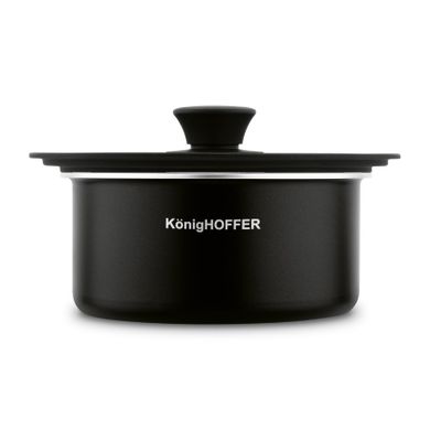 Könighoffer, Spinel Black, komplet garnków, 5 elementów