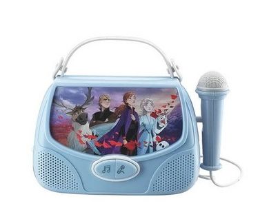 Kraina Lodu, torebka karaoke z mikrofonem, słuchawkami, latarenką, zestaw 3w1