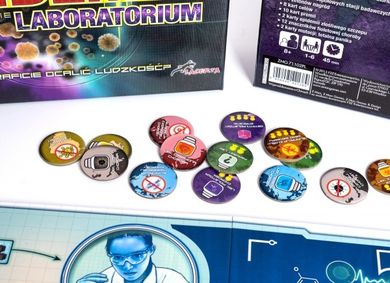 Lacerta, Pandemia: Laboratorium, dodatek, gra strategiczna