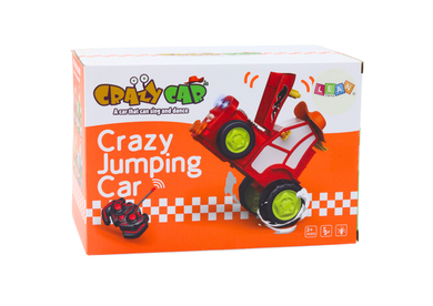 Lean Toys, skaczący traktor, pojazd zdalnie sterowany, zielony