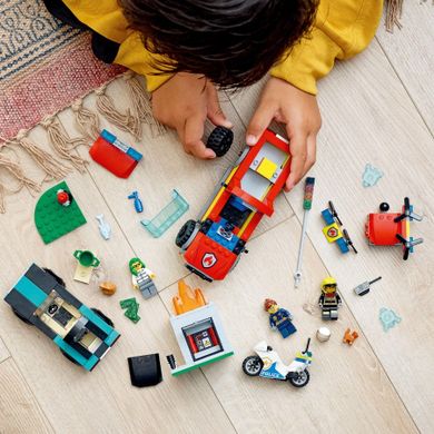 LEGO City, Akcja strażacka i policyjny pościg, 60319