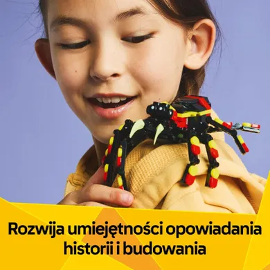LEGO Creator 3 w 1, Dzikie zwierzęta: niezwykły pająk, 31159