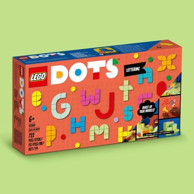 LEGO DOTS, Rozmaitości DOTS - literki, 41950