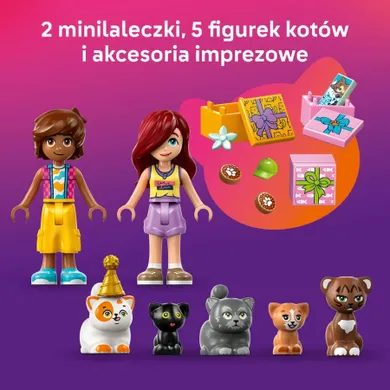 LEGO Friends, Kocie przyjęcie urodzinowe i domek na drzewie, 42666
