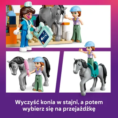 LEGO Friends, Koń i lecznica dla zwierząt, 42651