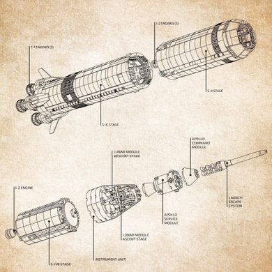 LEGO Ideas, Rakieta NASA Apollo Saturn V, 92176