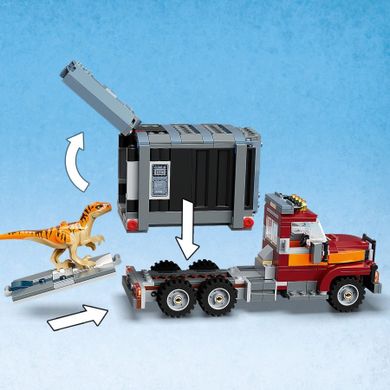 LEGO Jurassic World, Ucieczka tyranozaura i atrociraptora, 76948