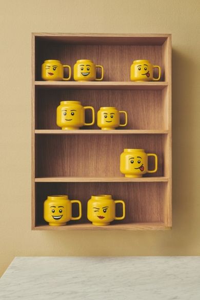 LEGO, mała głowa, kubek ceramiczny, dziewczynka, oczko, 255 ml