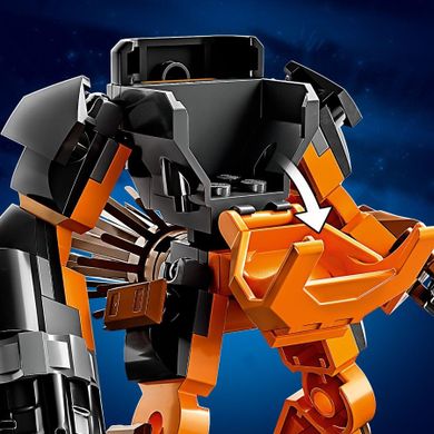LEGO Marvel, Mechaniczna zbroja Rocketa, 76243