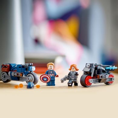 LEGO Marvel, Motocykle Czarnej Wdowy i Kapitana Ameryki, 76260