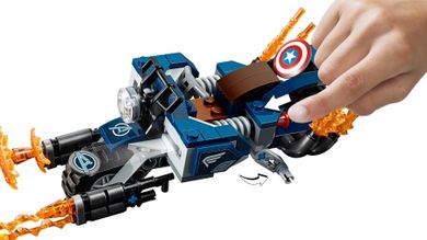 LEGO Marvel Super Heroes, Kapitan Ameryka - atak Outriderów, 76123