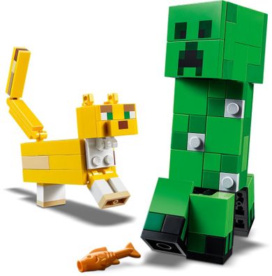 LEGO Minecraft, BigFig Creeper i Ocelot, 21156