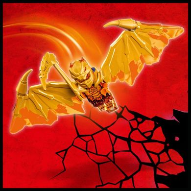 LEGO NINJAGO, Złoty smoczy odrzutowiec Zane’a, 71770