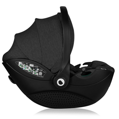 Lionelo, Moxie, i-Size, fotelik samochodowy, Black Carbon, 40-87 cm