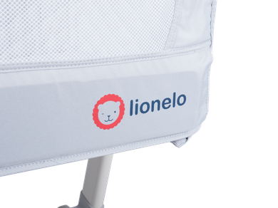 Lionelo, Theo, łóżeczko turystyczne, dostawne, Grey