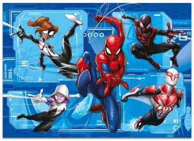Lisciani, Spidey i super-kumple, puzzle dwustronne, 192 elementy