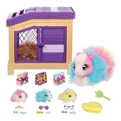 Little Live Pets, Mama Surprise, Tęczowa Świnka Morska interaktywna, mama i małe świnki
