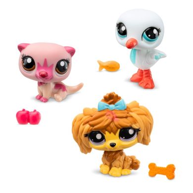 Littlest Pet Shop, Pet Trios, zestaw 3 figurek