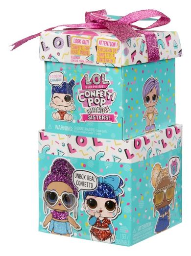 L.O.L. Surprise, Confetti Pop Birthday Sisters, laleczki niespodzianki