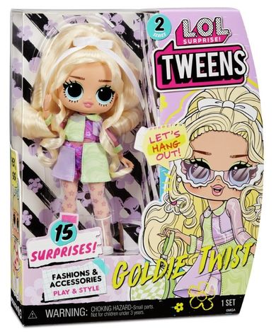 L.O.L. Surprise, Tweens Doll, Goldie Twist, laleczka modowa