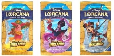 Lorcana, Disney, Into the Inklands, gra karciana, booster, 1 szt.
