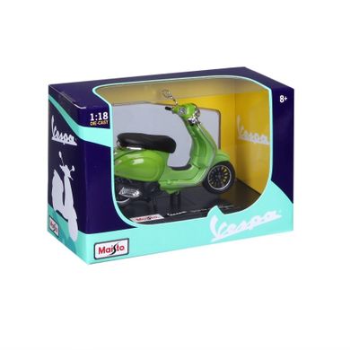 Maisto, Vespa Sprint 150 ABS 2017, skuter, oliwkowy, 1:18
