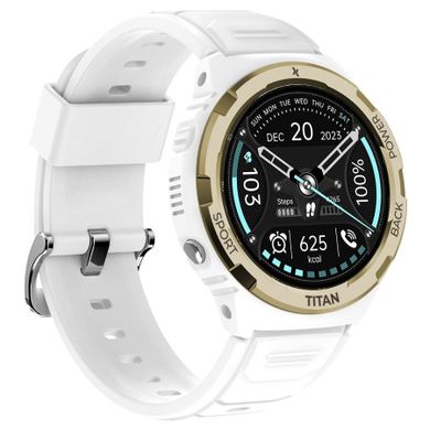 Maxcom, FW100 Titan Valkiria, smartwatch, biały