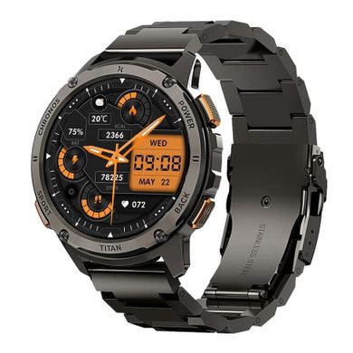 Maxcom, FW110 Titan Chronos, smartwatch, czarny