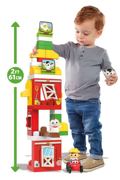 Mega Bloks, Fisher-Price, Farma przyjaciół, klocki, 43 elementy