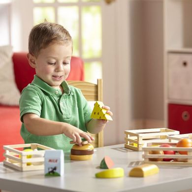 Melissa & Doug, Zestaw skrzynek z jedzeniem
