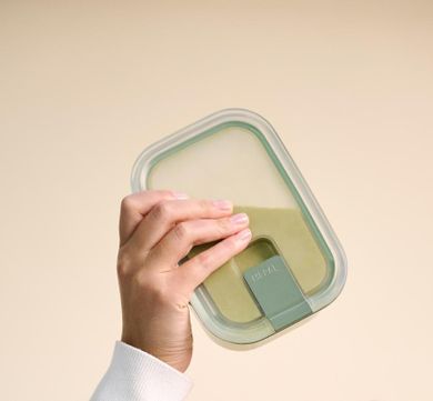 Mepal, EasyClip, zestaw 3 pojemników na żywność, Nordic White, 450+450+1000 ml