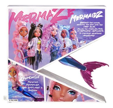 Mermaze Mermaidz, Syrenka Harmonique, lalka modowa zmieniająca kolor, pink