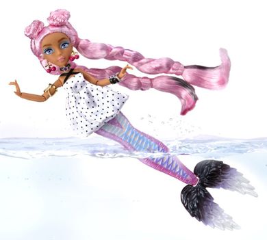 Mermaze Mermaidz, Syrenka, lalka modowa zmieniająca kolor, teal