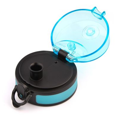 Meteor, bidon sportowy, zielony/błękitny, 800 ml