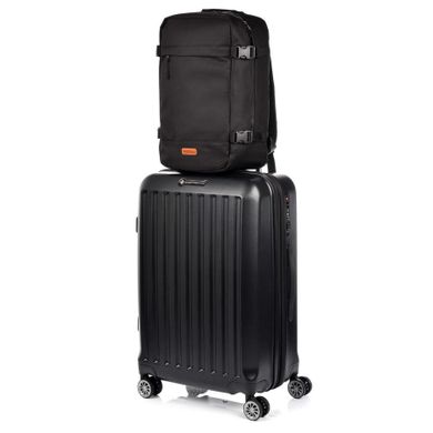 Meteor, Hermod, plecak podróżny, bagaż podręczny do samolotu, czarny, 20l