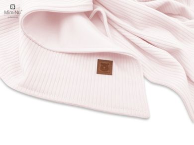 MimiNu, Soft, kocyk, pudrowy róż, 60-70 cm, 0-2l