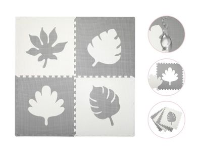 MoMi, Feli, puzzle piankowe, szare