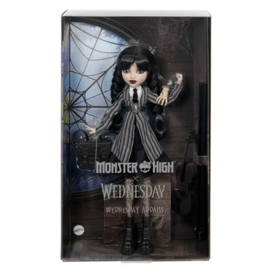 Monster High x Wednesday, Szkolny mundurek, lalka kolekcjonerska