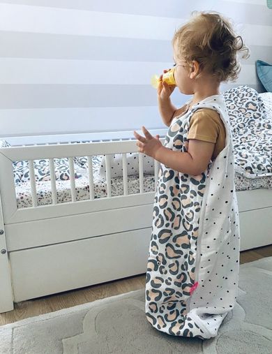Motherhood, Classics Szary, Zip-A-Round, śpiworek 2w1, TOG 0.5, 3-18 m