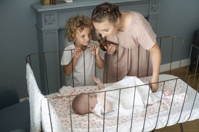 Motherhood, pieluszki muślinowe, statki miętowe, 70-80 cm, 3 szt.