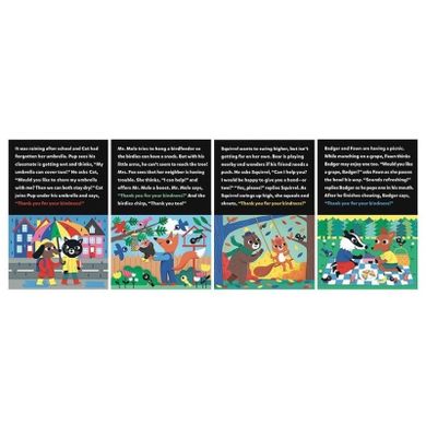 Mudpuppy, puzzle progresywne, Życzliwość, 4, 6, 9 i 12 elementów