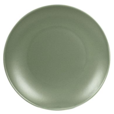 Orion, ceramiczny talerz deserowy, płytki, zielony Alfa, 21.5 cm